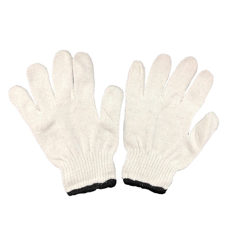 冰禹 SNll-106 劳保手套 棉纱棉线 尼龙耐磨 防护线手套 防滑加厚耐用 灯罩棉400克 10双装