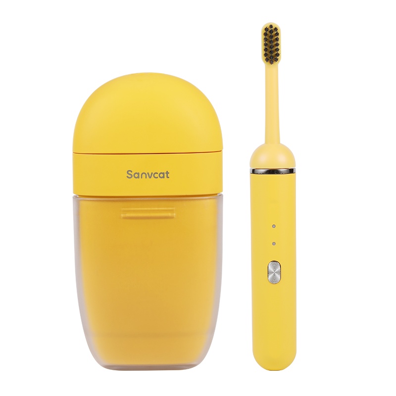 三维猫胶囊电动牙刷便携充电式烘干杀菌成人儿童男女声波震动牙刷情侣学生