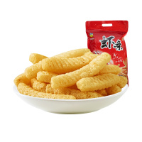 来伊份虾条188g膨化食品薯条办公司休闲零食超大包美味小吃来一份