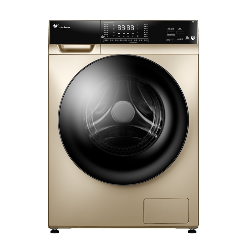 小天鹅(LittleSwan) 10公斤 滚筒洗衣机全自动 银离子除菌 洗脱一体 智能家电变频 TG100V65WADG