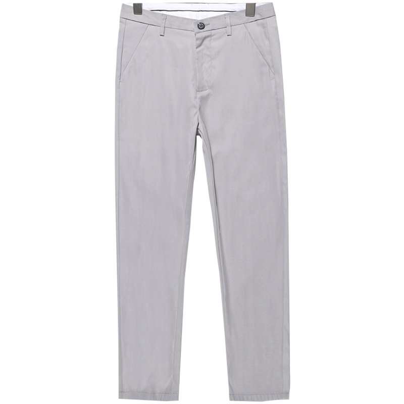 传奇保罗春夏款商务休闲九分裤西裤日常百搭男士修身小西裤正装职场上班西裤