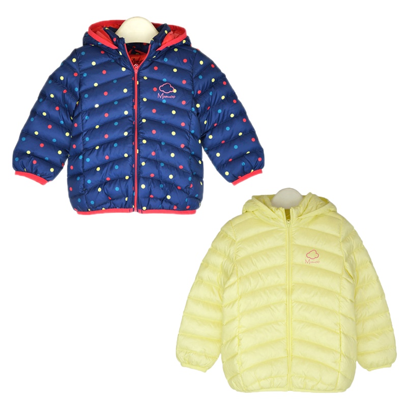 美特斯邦威Moomoo/莫莫童装295713女童冬装连帽时尚多方案超轻羽绒服