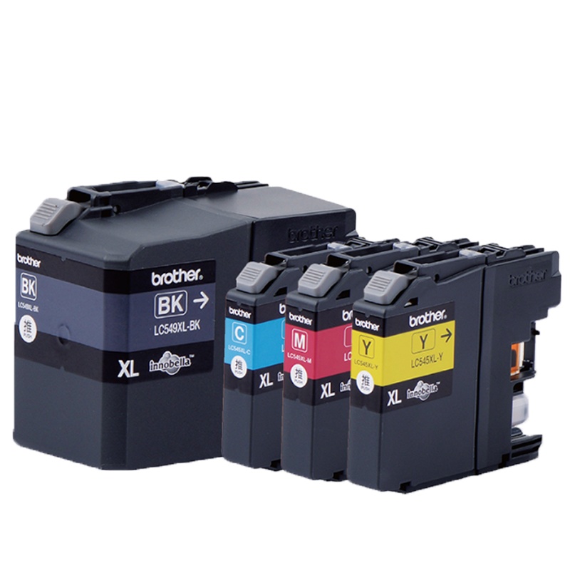 兄弟(brother)原装墨盒 LC549XL-BK LC545XL-CMY