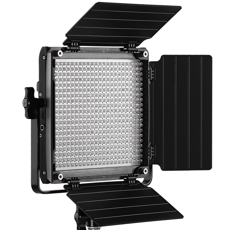 GVM560S LED摄影补光灯 室内柔光人像拍照常亮摄像灯便携套装