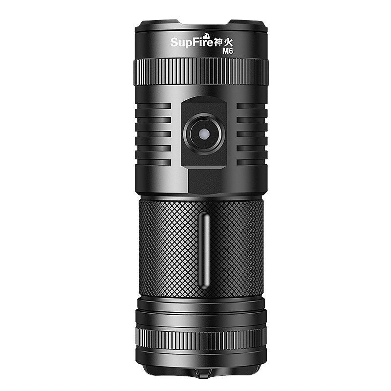 SupFire神火M6强光手电筒LED多功能可充电豪华3核P50防水远射户外巡逻照明超亮探照灯应急灯