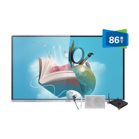 希沃(seewo)MC08FEA 教学一体机 电子白板触控一体机 86英寸单机+I3模块+智能笔+音响+耳麦