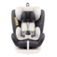 Reebaby瑞贝乐儿童安全座椅汽车用0-12岁isofix接口360°旋转婴儿宝宝新生儿可躺