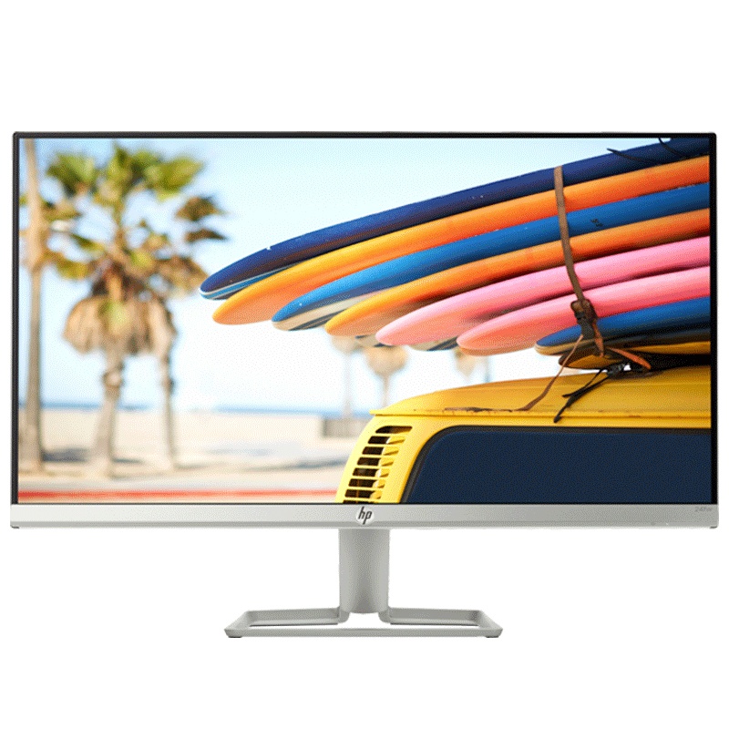 惠普(HP)24FW 23.8英寸IPS 高性能娱乐家用办公纤薄机身电脑高清大屏显示屏显示器 白色