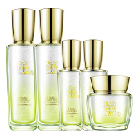 PECHOIN百雀羚5件套装 复颜晶白淡斑礼盒莹肌水盈润乳霜精华 提亮肤色淡斑紧肤淡皱保湿补水滋润营养女各种肤质