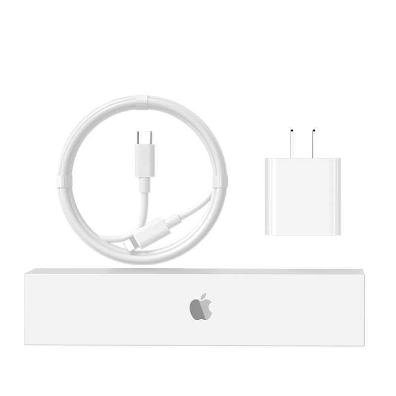 邻家-苹果PD白色手机数据线-白色1.50米 告别弹窗 拒 十倍耐用 抗磨损抗(1)+苹果20W充电头(1)