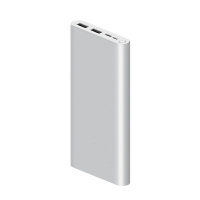 小米移动电源3 10000mAh 快充版 银色 双向18W快充|双口输入双口输出|高密度锂聚合物电芯