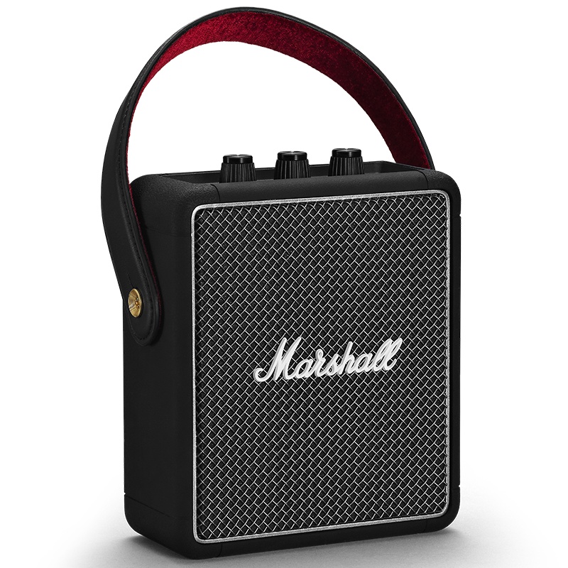MARSHALL STOCKWELL II 马歇尔便携式无线蓝牙音箱家用户外小音响创意复古低音炮 蓝牙5.0 黑色