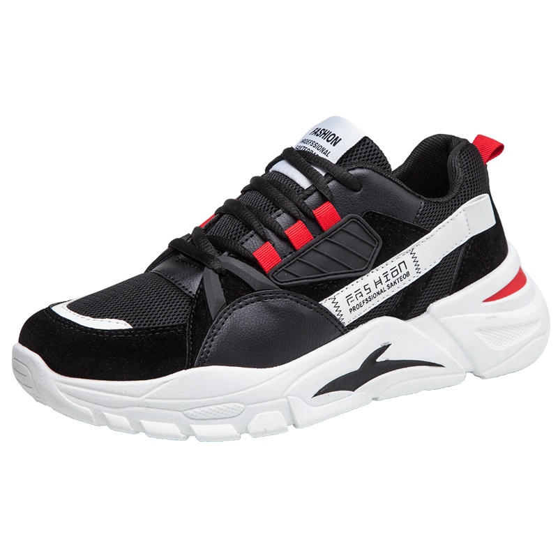 博迈伦男鞋 休闲运动鞋 网布跑步鞋韩版潮流老爹鞋透气NML-LF22