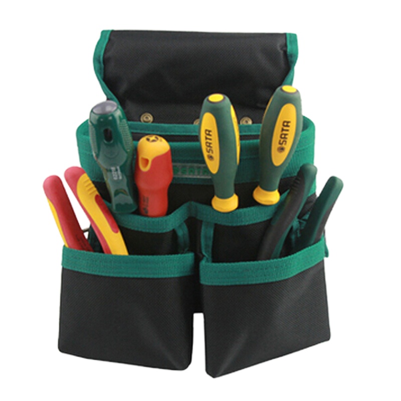 世达(SATA)95213 8袋式组合工具包 工具腰包(加腰带)单个装