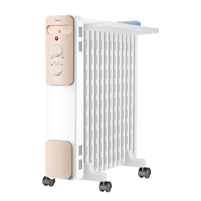 美的(Midea) 取暖器油汀 HY22M 13片2200W 大面积散热片 倾倒断电 适用20-25㎡ 电暖气家用油汀