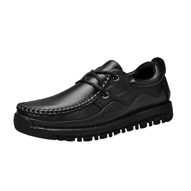 CamelActive/骆驼动感秋季2020新款男士商务休闲皮鞋男式真皮扁头男鞋子