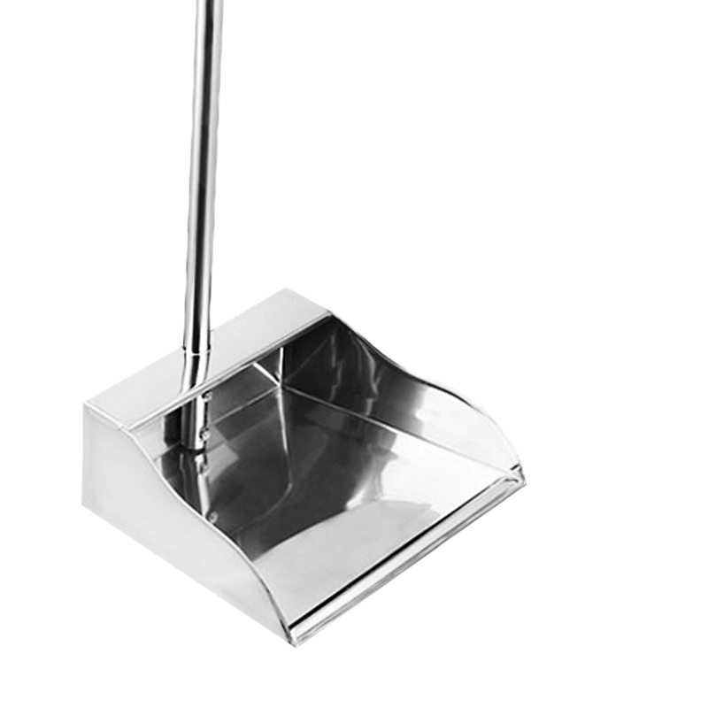 小海牛不锈钢垃圾铲家用垃圾斗簸箕单个箕畚箕铲子撮子加厚铁畚斗卫生斗不锈钢簸箕金属簸箕 加厚不锈钢