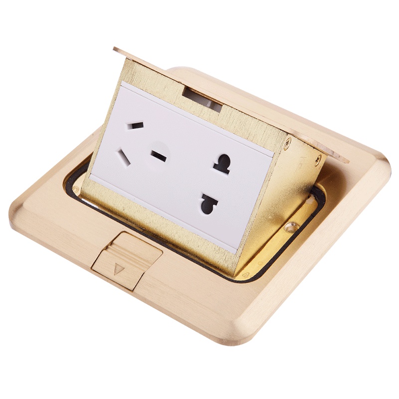 公牛(BULL) 开关插座 五孔地插座 全铜5孔地插地板地面插座地插座 GD1Z223