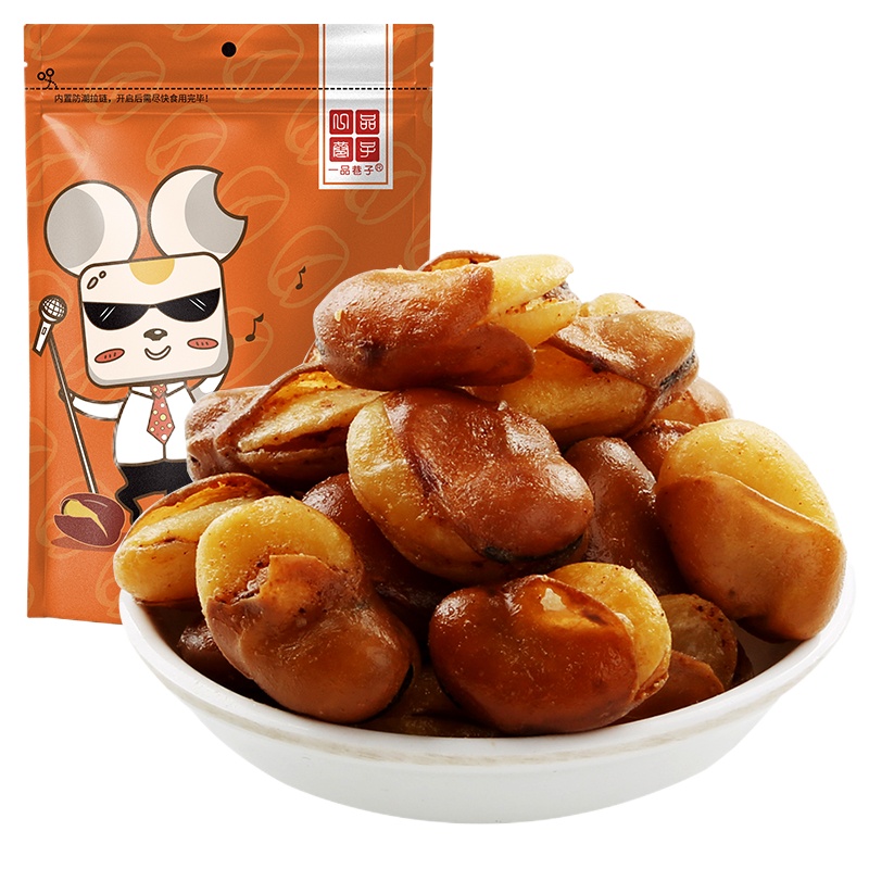 SNWQ一品巷子 牛肉味兰花豆108g*10袋