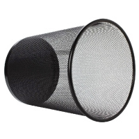 铁网装垃圾桶中号家用 黑色