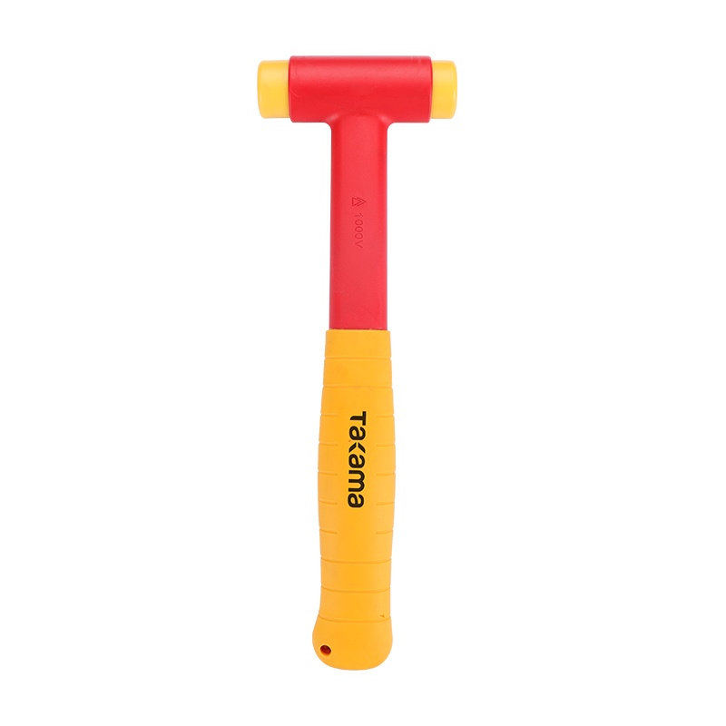 高松 takama VDE双色绝缘耐压无回弹可换式锤 v701031