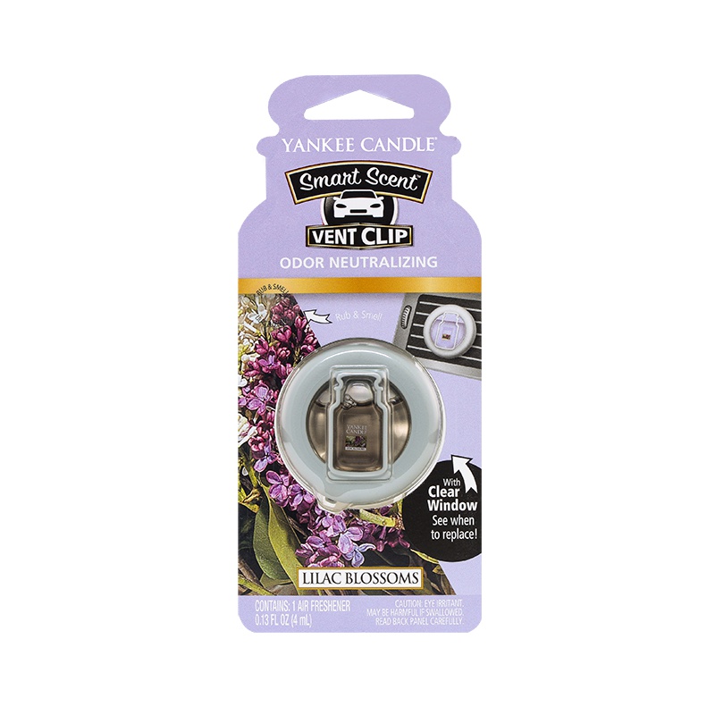 yankee candle扬基车载香氛夹进口香水奔驰宝马车内用出风口香水丁香花开Lilac Blossoms