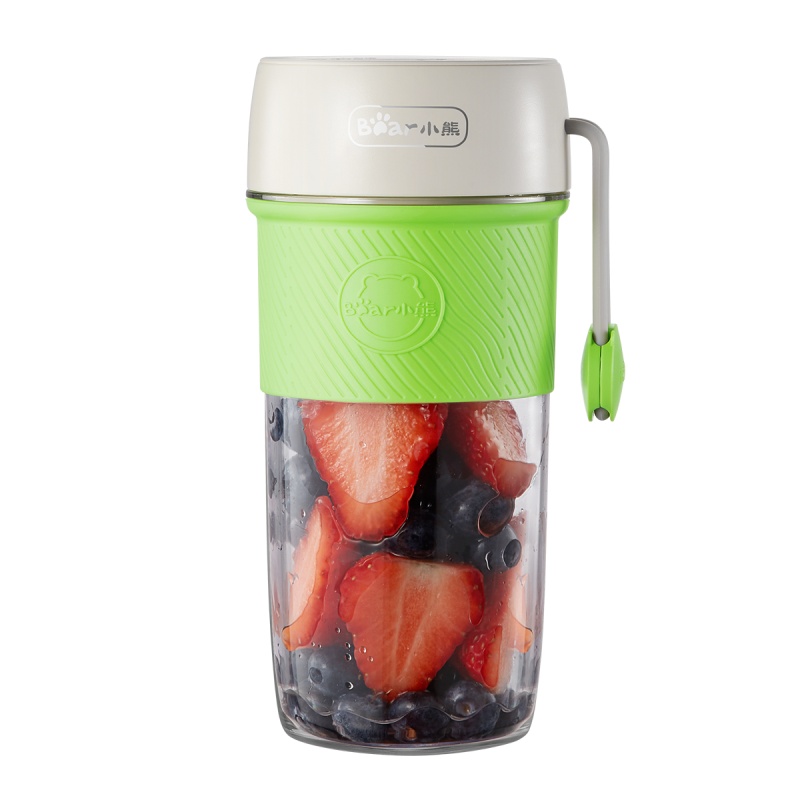 小熊榨汁杯小型便携式家用多功能果汁机迷你榨汁机LLJ-P03H1(粉色款)