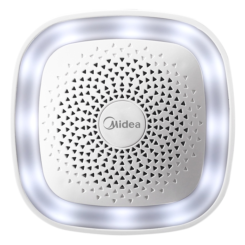 美的(Midea)智能mini网关安防警报器适用美的门锁 摄像头等智能设备安防配件联网 网关