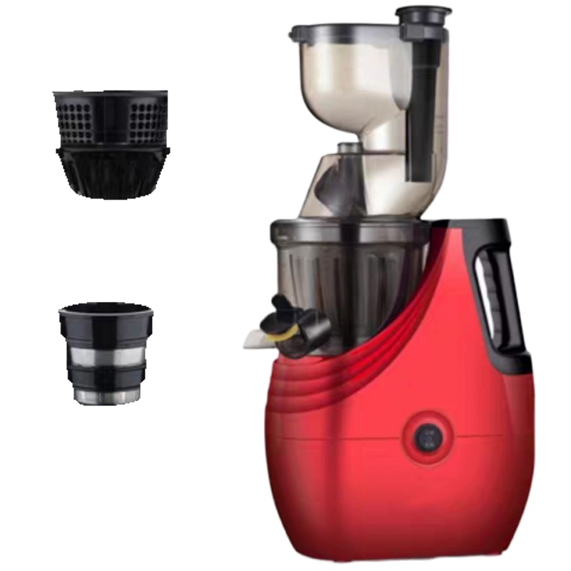 榨汁机家用多功能果汁机果肉渣汁分离小型商用炸水果全自动原汁机 中国红(不锈钢网+升级网)