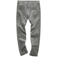 千纸鹤裤子男2019冬季新款韩版直筒厚款灯芯绒男士休闲裤70295