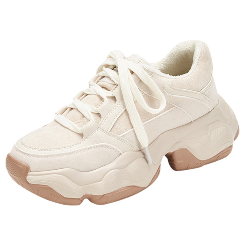 达芙妮19秋冬新款ins超火老爹鞋女松糕厚底女运动鞋