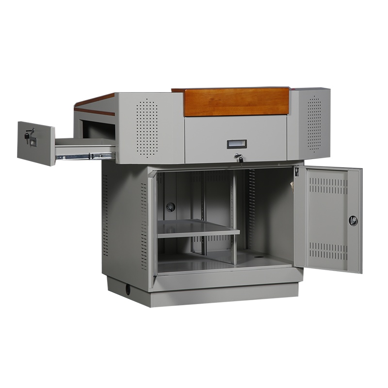 豫亿腾 多媒体讲台 电教中控台 演讲台 教学专用讲桌 教室教师讲台桌 讲台桌 可定制