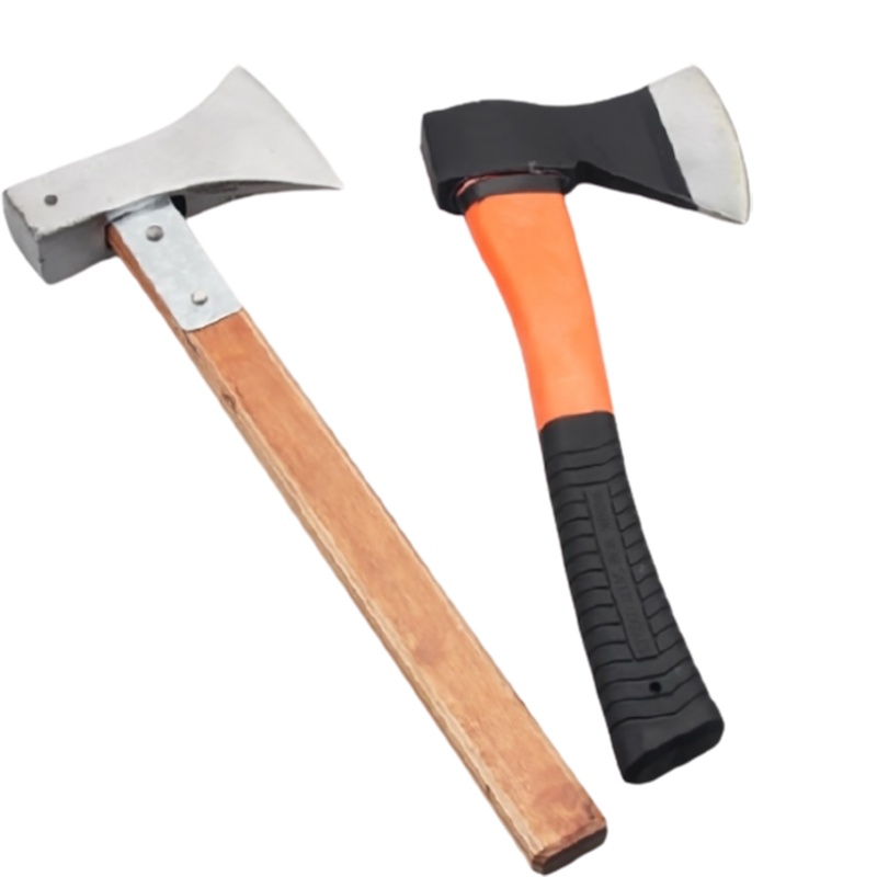 木工斧法耐开山生存多功k能加固精钢树木斧子战斧户外伐木斧开山斧 G款__小号铁把_七两_送手套