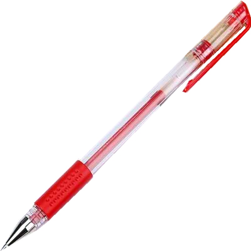 得力6600ES中性笔(红色)