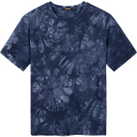 千纸鹤男装圆领上衣2020夏季新款时尚潮流宽松扎染短袖T恤男20513