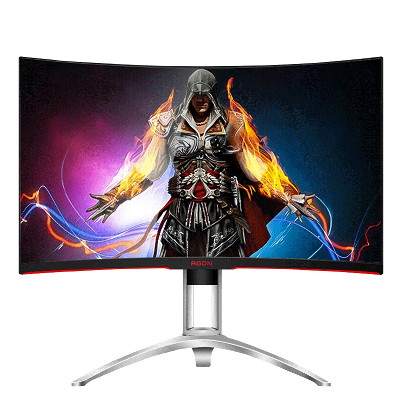 冠捷(AOC) 爱攻AG272QCX 27英寸2K电竞144Hz刷新率曲面显示器吃鸡游戏PS4台式电脑超清曲面屏笔记本外接agon显示屏