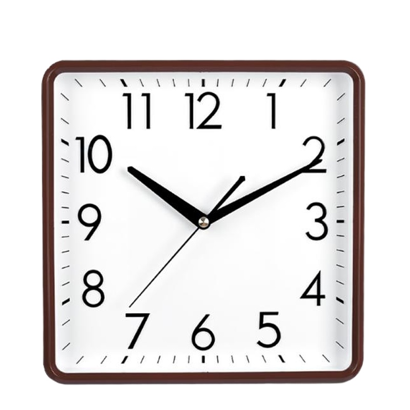 方形挂钟 简约客厅时钟 方表中式装饰卧室挂表