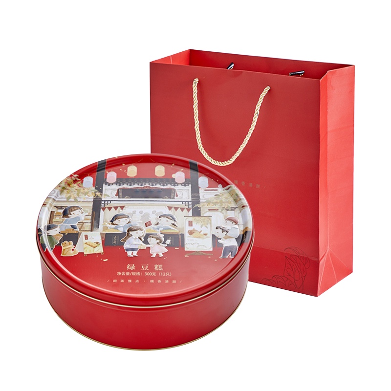端午礼 25克*12绿豆糕 (盒)