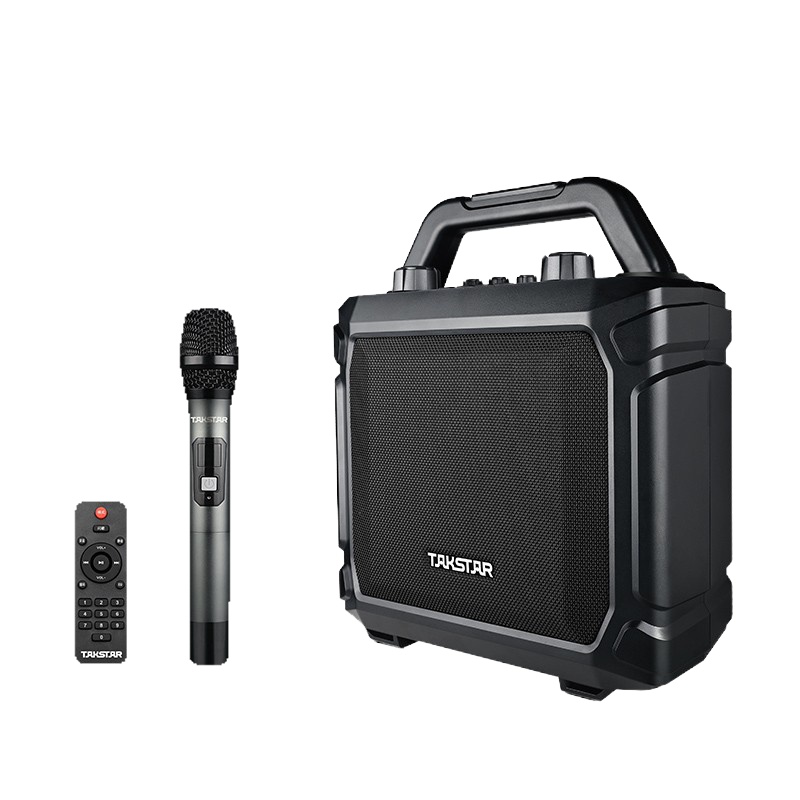 得胜(TAKSTAR)WDA-500 广场舞音响 户外便携式音响 无线蓝牙拉杆音箱 大功率带无线UHF麦克风扩音器