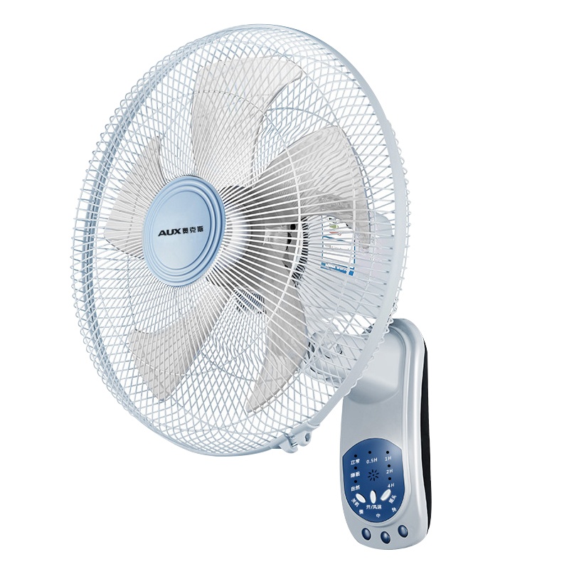 奥克斯(AUX)电风扇家用床头定时壁扇 节能立式办公室风扇 白色 FW-35-C1403RC遥控