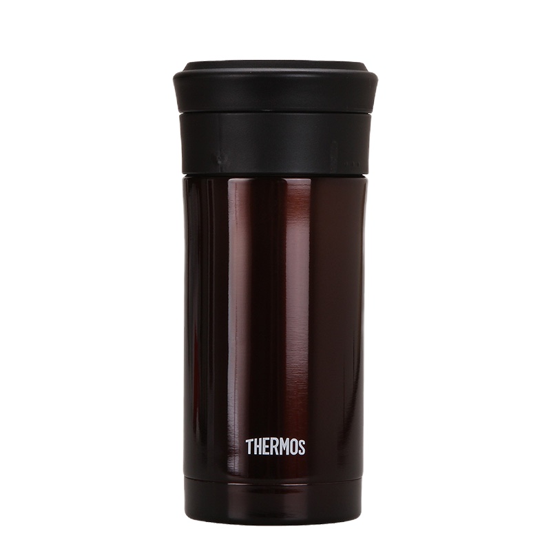 膳魔師(THERMOS)保温杯 TCMK-350带茶漏泡茶杯350ML水杯304不锈钢车载办公商务咖啡色CBW家用/通用