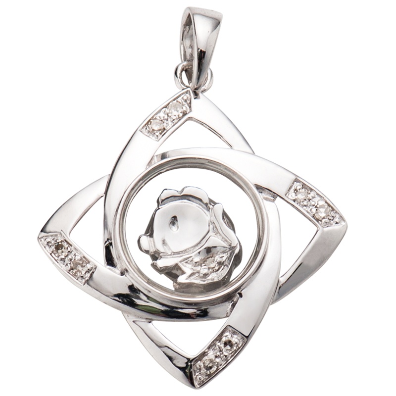 梦克拉Mkela 18k金钻石吊坠 12生肖吊坠鼠