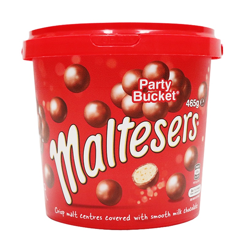 麦提莎Maltesers 麦丽素进口巧克力465克/桶休闲零食饼干