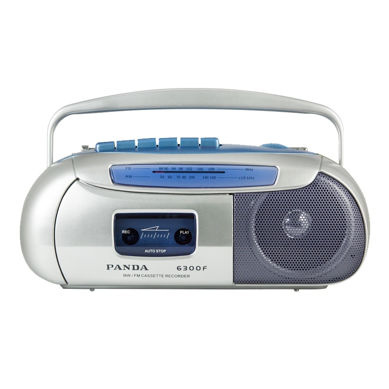 PANDA/熊猫6300F磁带录音机复读收音复古老式怀旧收录卡带播放多功能小型老式