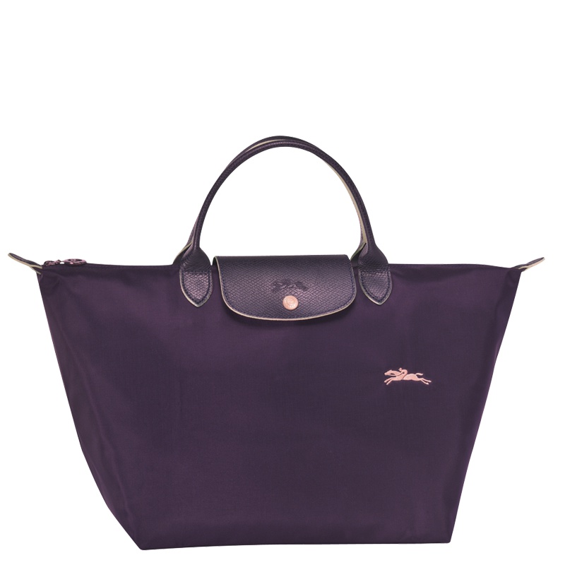 [直营]珑骧(Longchamp) 拉链 锦纶 女款Le Pliage系列 软 搭扣 尼龙中号短柄可折叠手提包