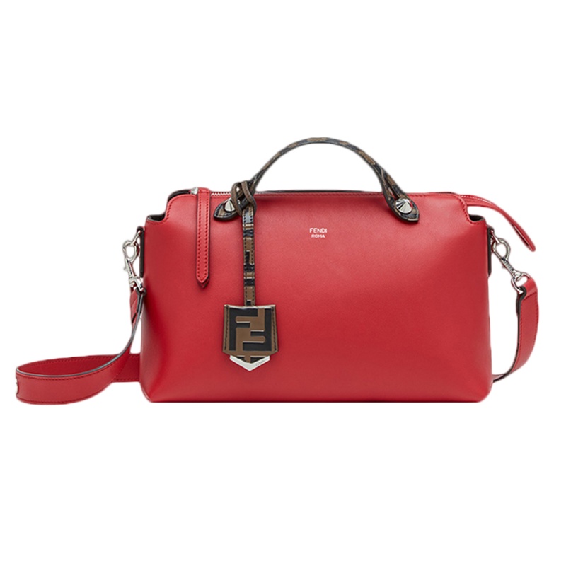 [直营]FENDI芬迪 BY THE WAY 拉链式牛皮波士顿包 女士手提包 斜挎包 单肩包 女包