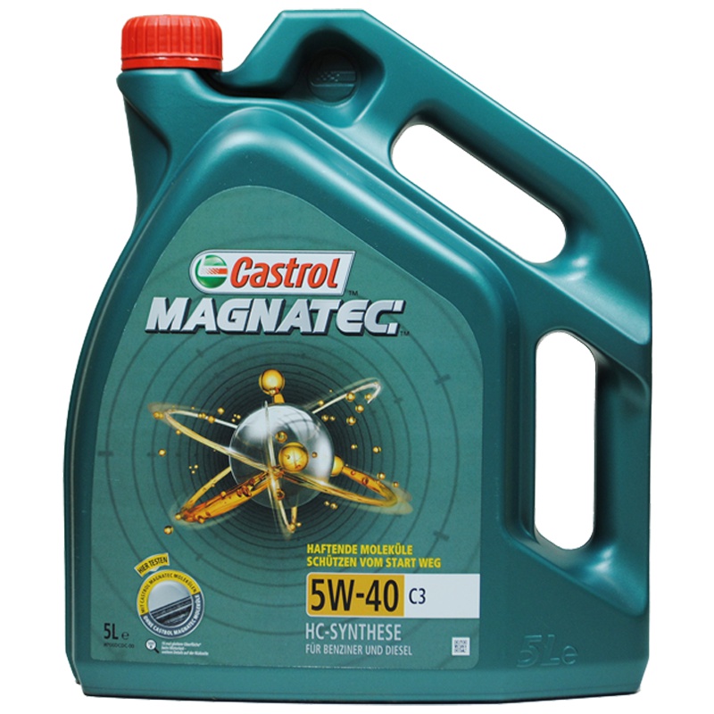 嘉实多(Castrol)全合成润滑油机油 磁护Magnatec 5W-40 C3 5L