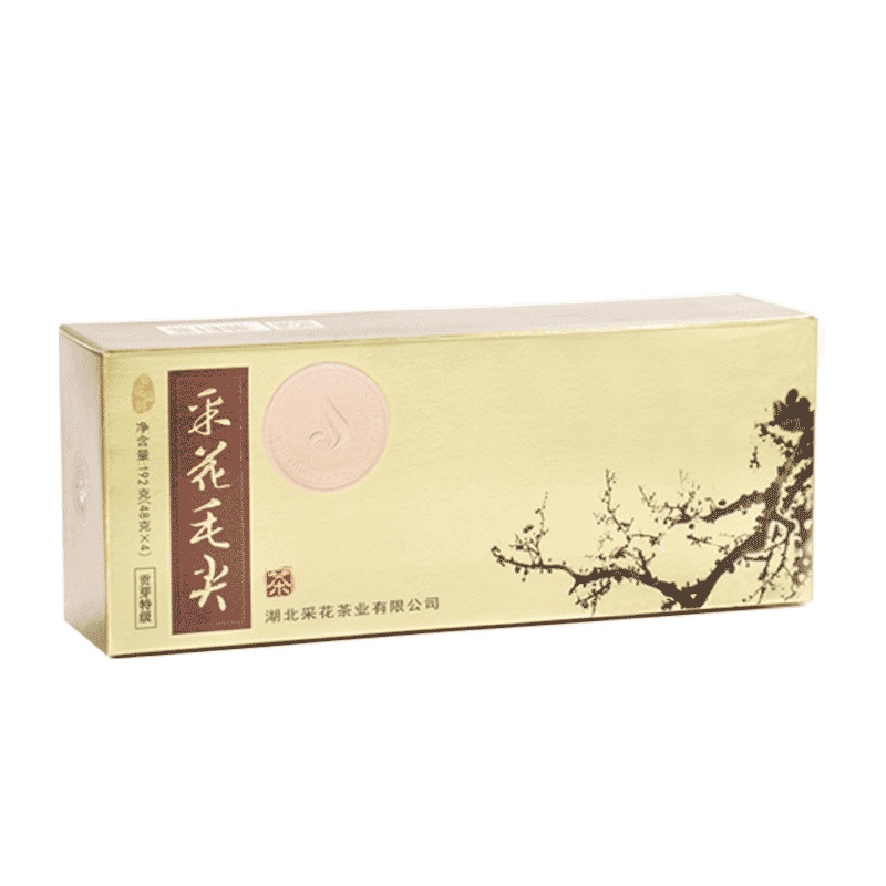 采花毛尖 五峰明前芽茶 湖北五峰特产年礼五峰绿茶 品韵梅款192g配礼袋