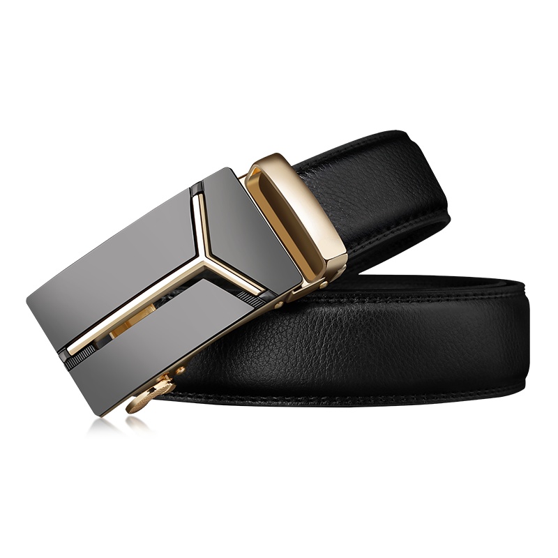 【顺丰配送】男士皮带腰带裤腰带休闲青年礼物软面自动扣真皮裤带_fLtBl6