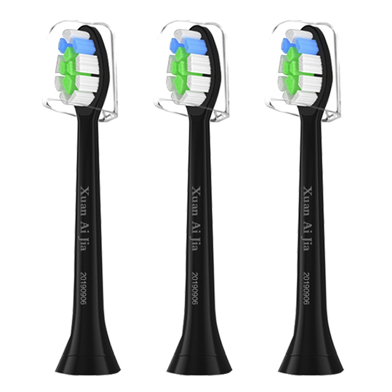 适配飞利浦电动牙刷头 适用HX3216/HX6511/HX6730飞利浦电动牙刷钻石刷头HX6063 适配飞利浦AHX